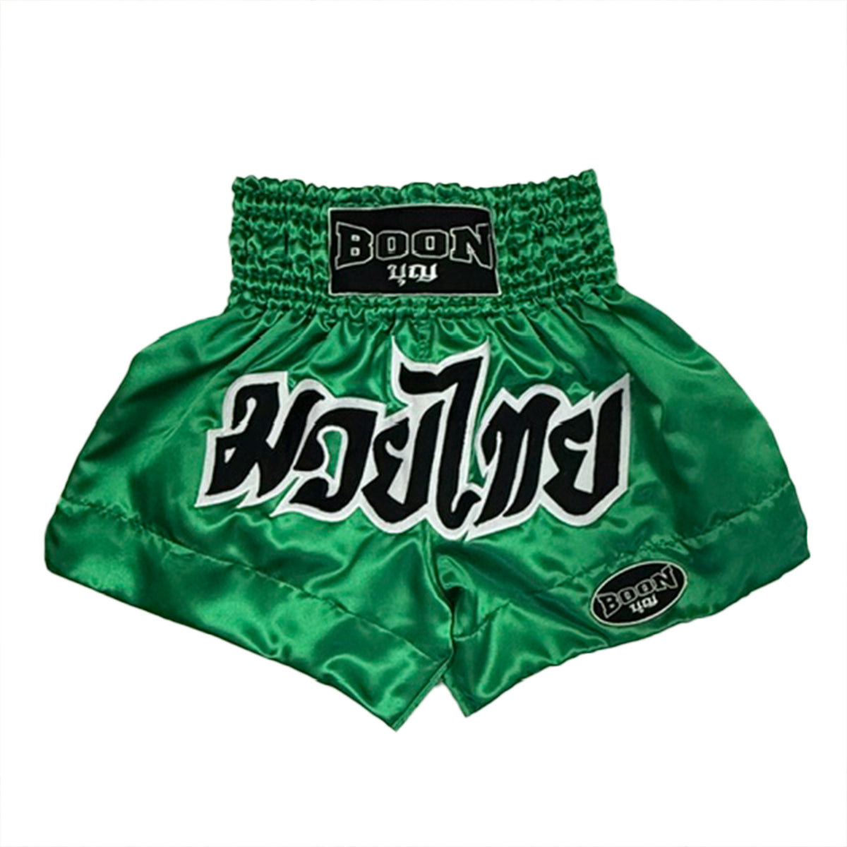 MT02G Muay Thai Shorts GREEN CLASSIC