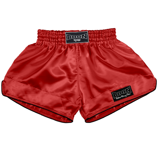 RSR Retro Muay Thai Shorts RED