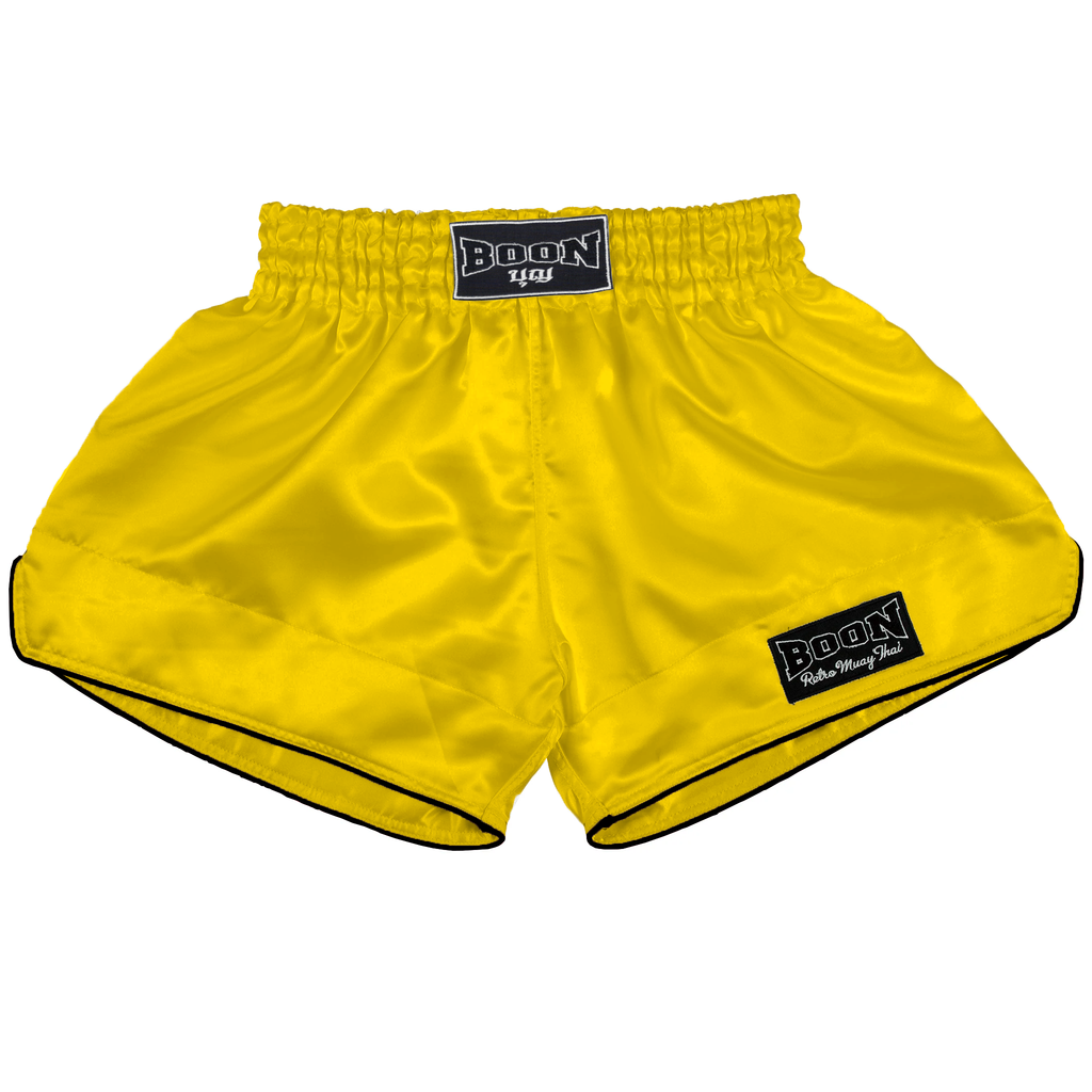 RSY Retro Muay Thai Shorts YELLOW