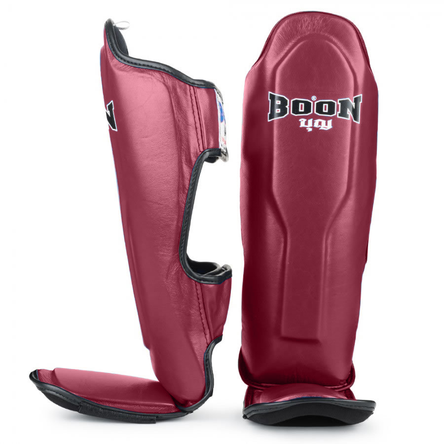 SPBU Shin Guards Burgundy