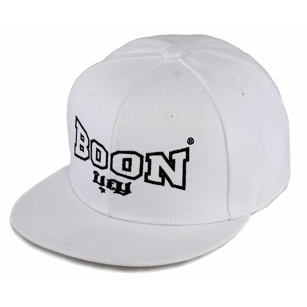 BCWH BOON Snapback Cap WHITE