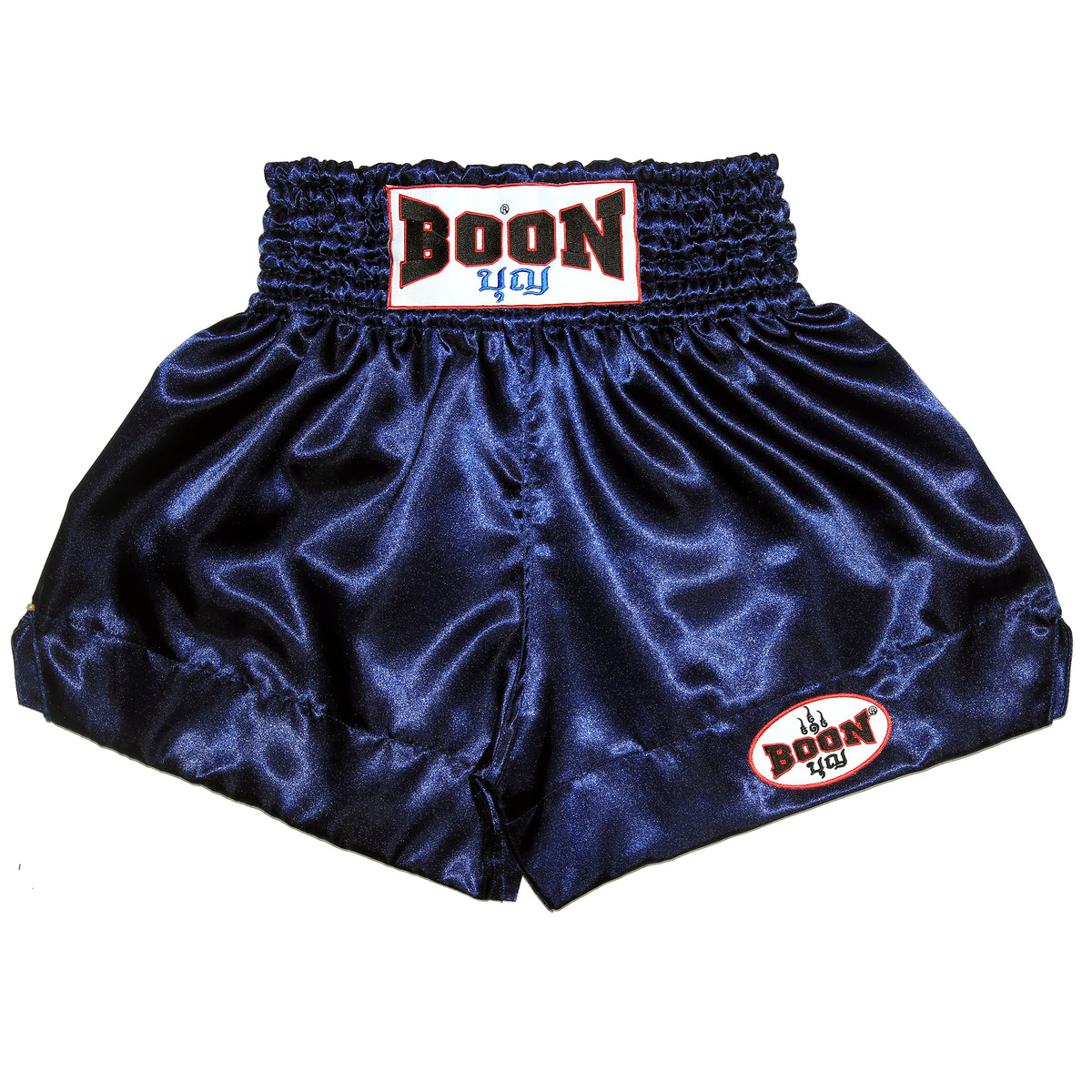 MT01NB Muay Thai Shorts NAVY BLUE PLAIN