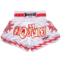 MT27 Muay Thai Shorts WHITE SUN